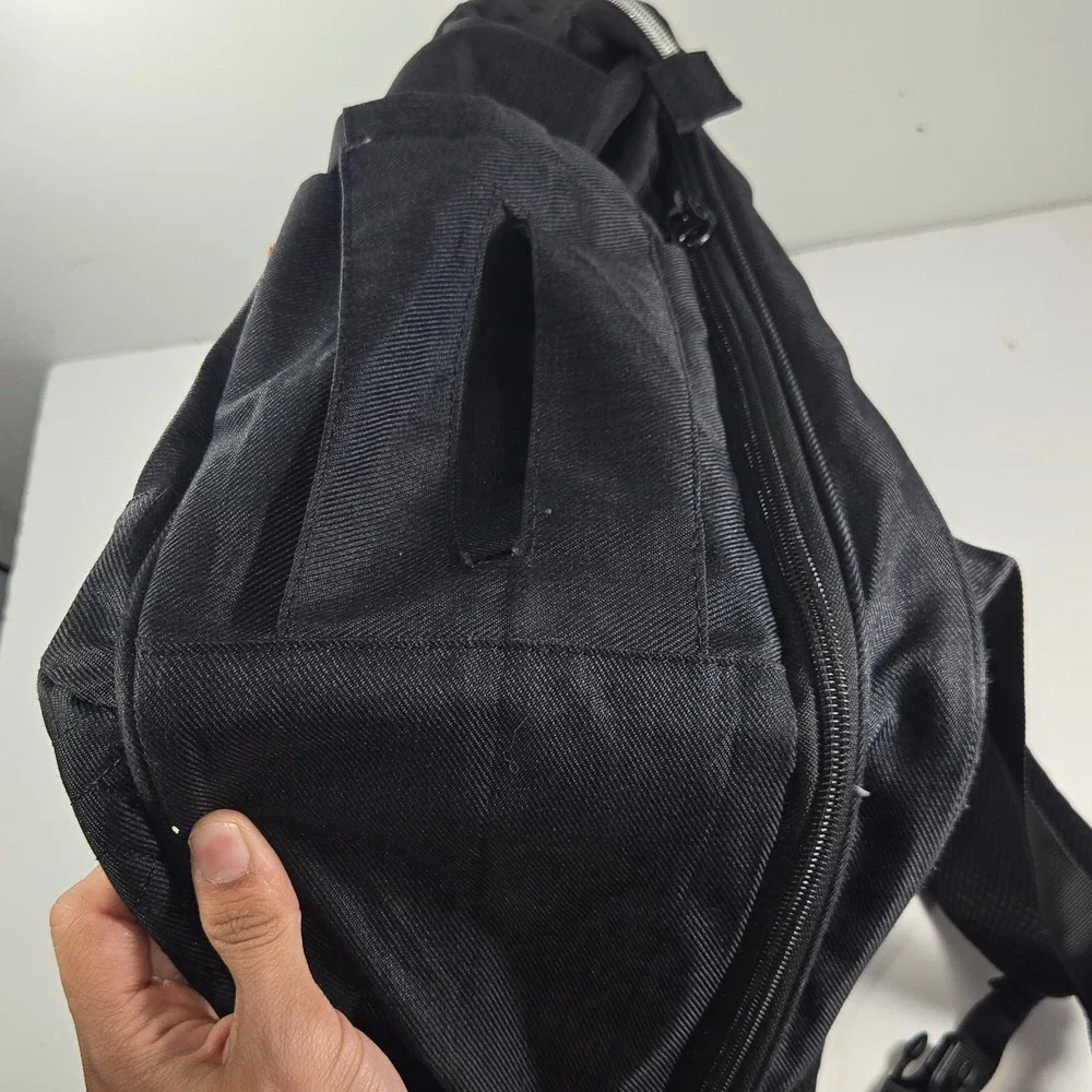 DERjunstar Black‎ Quilted Diaper Bag Backpack Multi-Pocket Travel Baby Bag